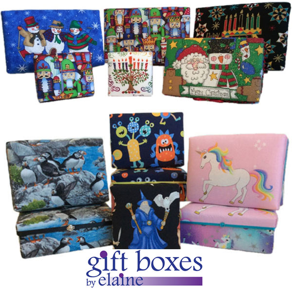 Fabric-Covered Gift Boxes