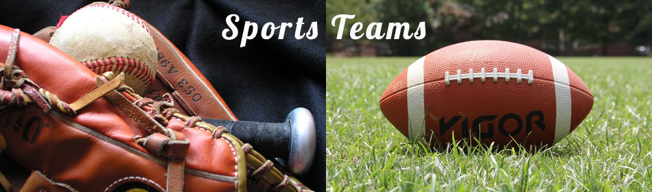 Sports teams, football, baseball, hockey, minor league teams in the Chalfont, Bucks County PA area